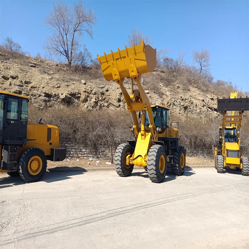 Earth moving machine 1.2ton new wood zl918 wheel loader920 lonking equipment backhoe excavator loader radlader