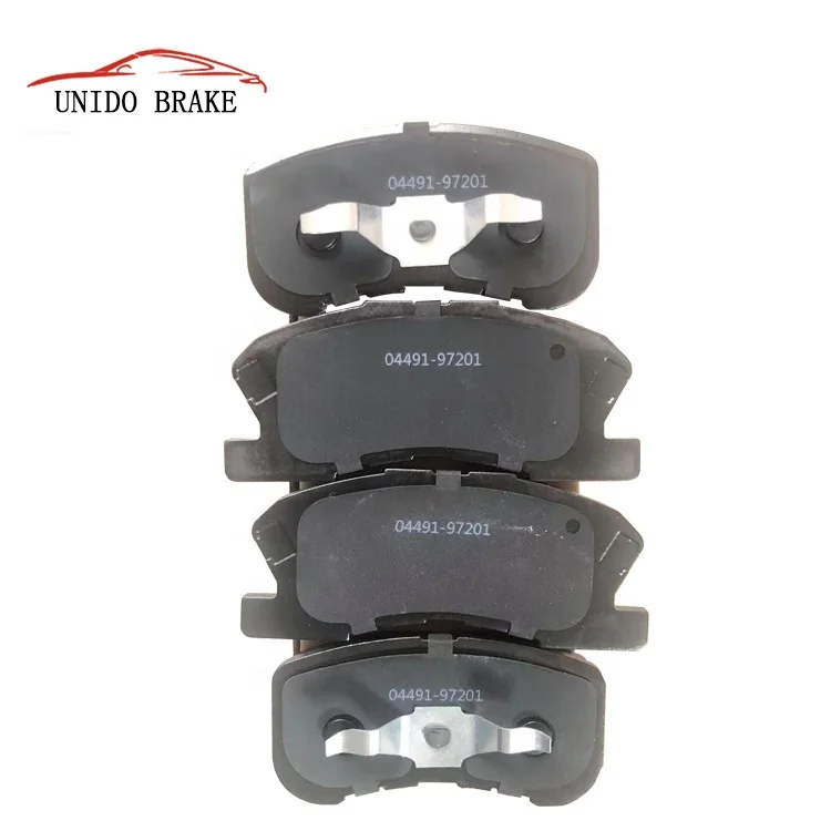 Wholesale Price Auto Spare Parts Ceramic Brake Pads D0034 No Noise  OEM 04491-97201 Apply For Japanese MOVE Front Disc Brake Pad