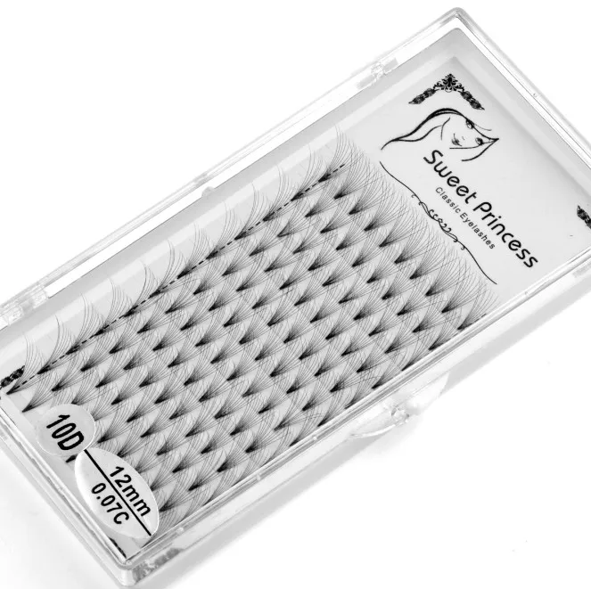 he40087a  0.07 Thickness C D Curl Fan Eyelashes For Women Eyelash Extensions