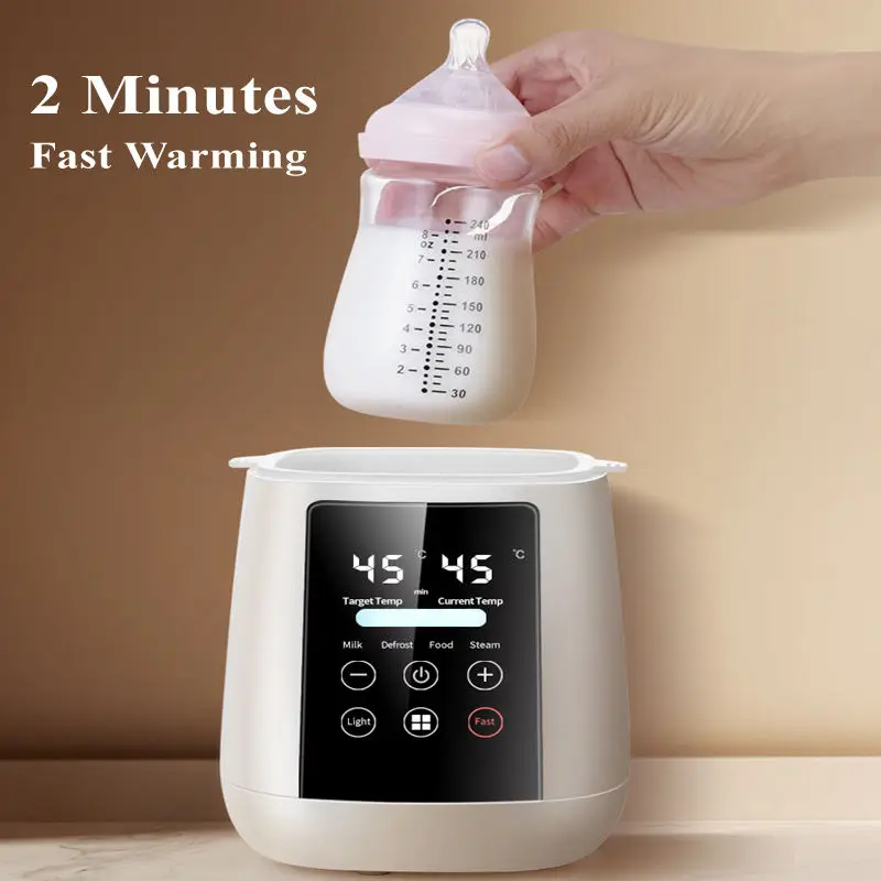 Convenient Use  Smart Portable Food Grade Electric fast heating  Baby Bottle Warmer