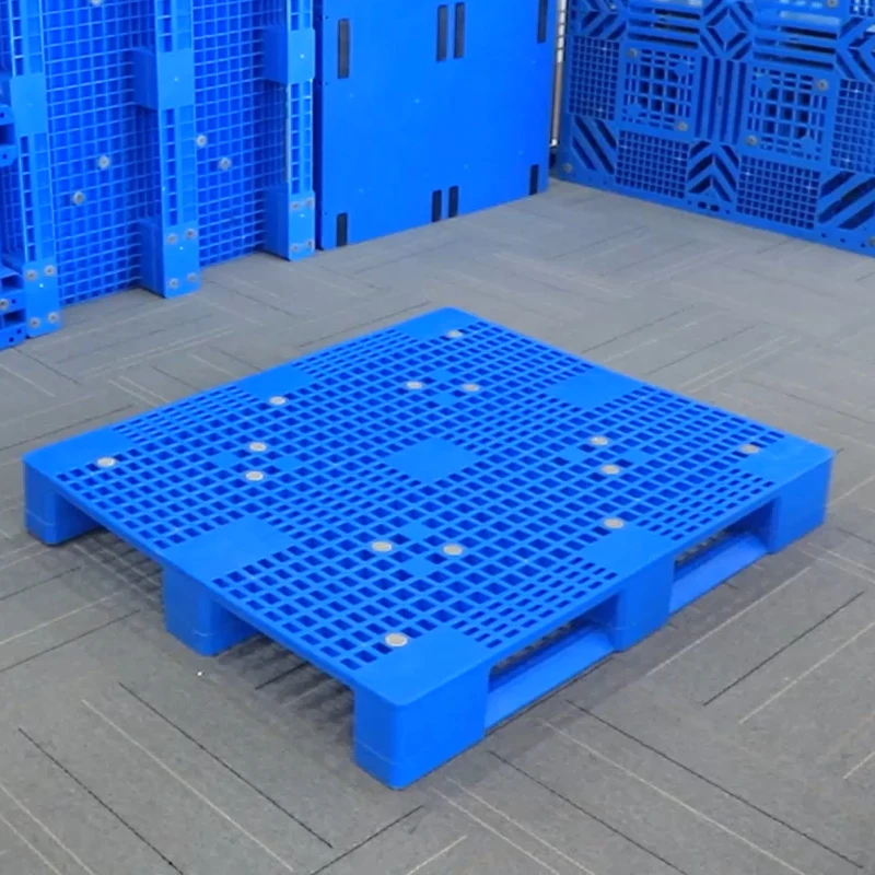 Racking industry hdpe euro plastic pallet single sided european standard plastic pallet heavy duty