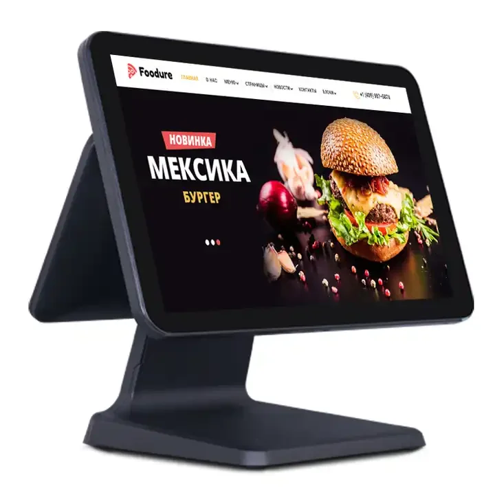 15 inch Capacitive POS Touch Screen Monitor Windows Android All One PC Touch Cash Register POS Machine