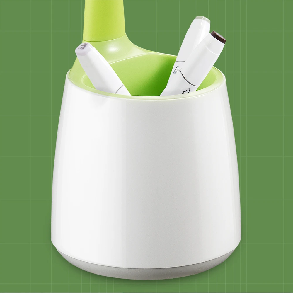 Desk Organizer LED Lamp Table Reading Lamp with Penholder for Student Home Goods Office Light