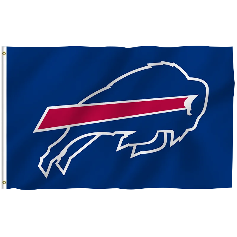 In Stock All  Football Team Flag 3x5ft High Quality Custom Design Dallas Buffalo Bills  Banner 100% Polyester Sports Nfl Flag