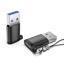 Aluminum Alloy Type-c Female to Usb Male  Otg Adaptor For Laptop