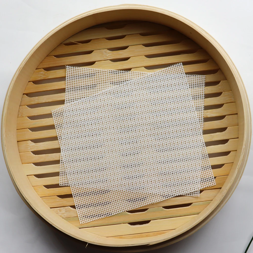Steaming Mesh Bottom Mesh Fruit Dryer Mesh 2022 High Quality Non Stick Silicone Baking & Pastry Tools Silicone Mat Opp Bag White
