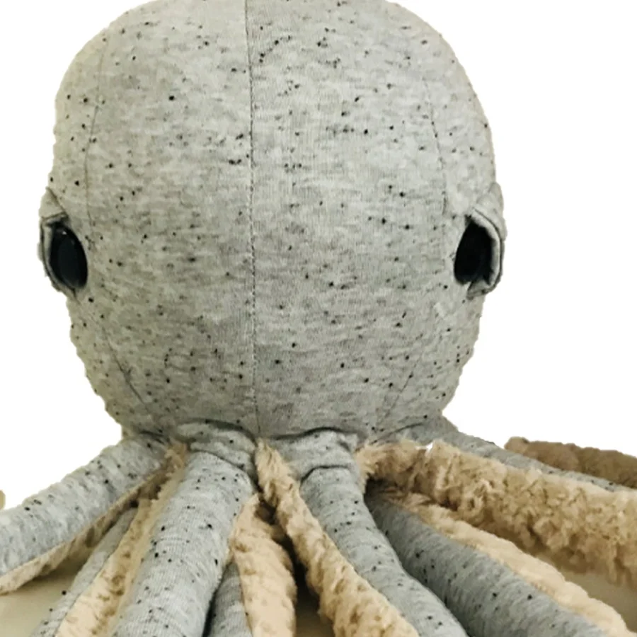 Wholesale popular cute soft octopus custom big sea animal plush toys baby kids sleeping doll
