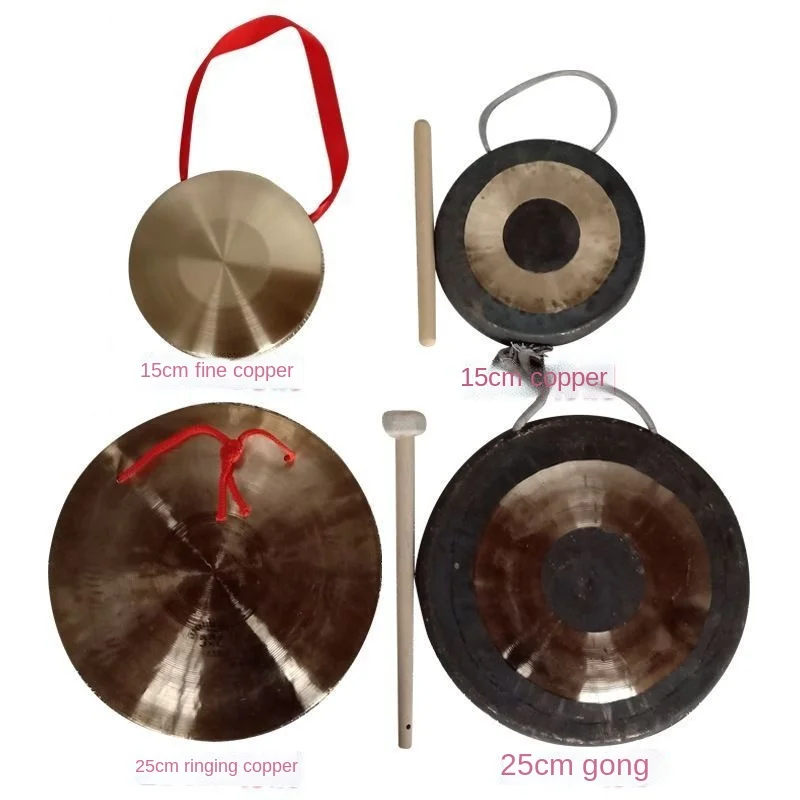 Медные тарелки для часовни Alto Hand Gong ударные диаметром 10 дюймов оперный Гонг с круглым игровым