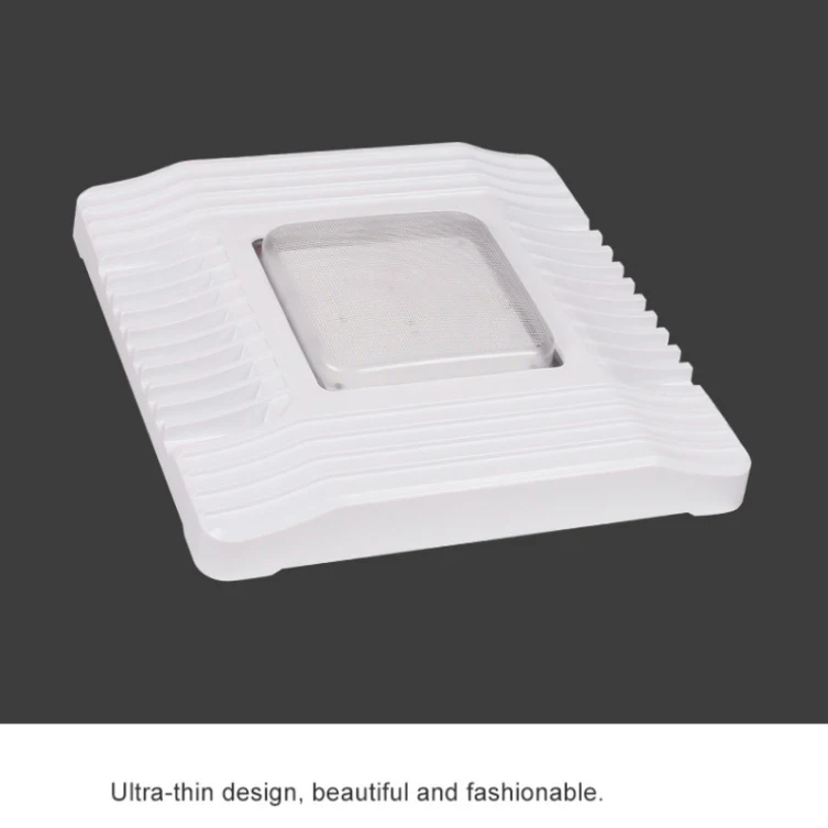 LED Canopy Lights Gas Station Ceiling Light Fixture IP65 Outdoor Ceiling Canopy Lamp Warehouse Store Security Highbay