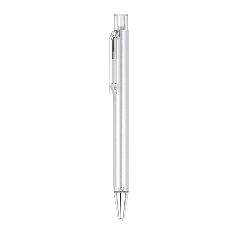 Premium Metal Barrel Retractable Ink Pen Quick Dry Smooth Writing Silent Click Luxury Up-Gel for Office Business Executive
