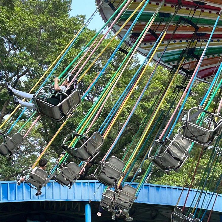 kids flying ride rotary equipment other amusement park rides customized products trailer flying chair For Sale