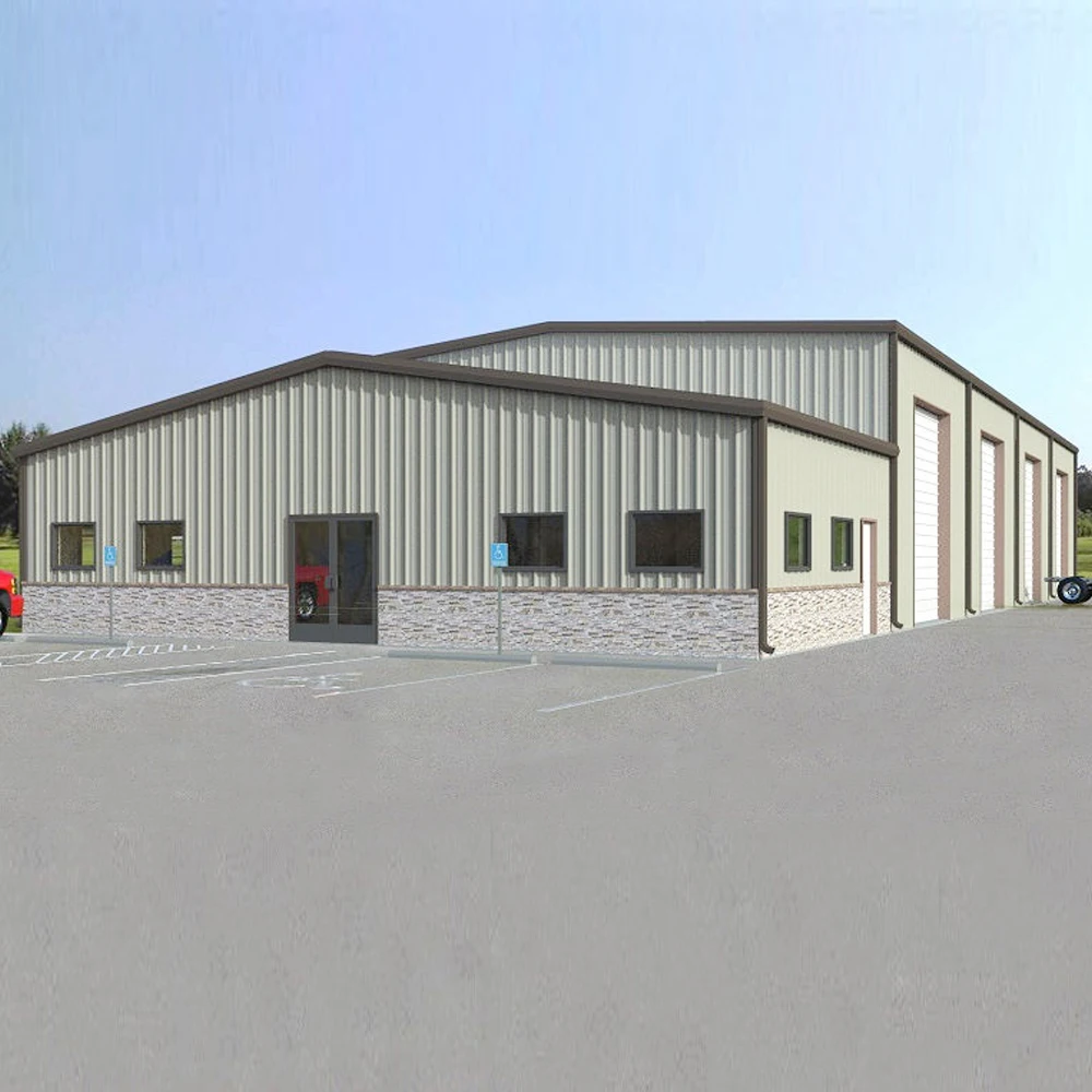 Yaoda  Customized Prefabricated Pole Barn Kits Building Steel Structure Warehouse Farm Shed Prefab Workshop