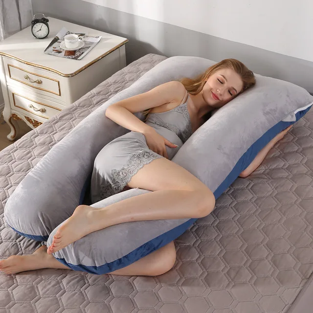 En forma de u-embarazo almohada en embarazo