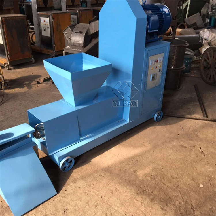 Professional green scrap briquette charcoal cube compress charcoal briquette molding processing machine wood briquette machine