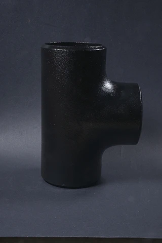 High Pressure ASME B16.9 Butt Weld CS A420 WPL6 Pipe Fitting Tee 10 Inch 12inch ERW SCH80 Carbon Black Steel Equal Tee