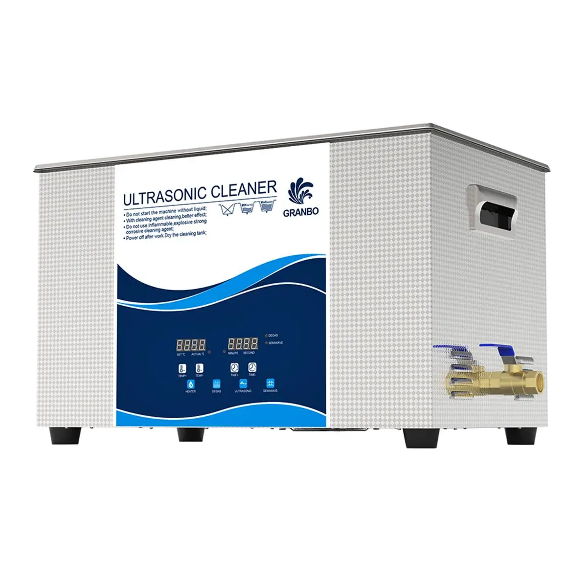 30L 600W Wave Adjustable Clean Digital Industrial Ultrasonic For Circuit And Gun With Degas Manufacture Cleaner