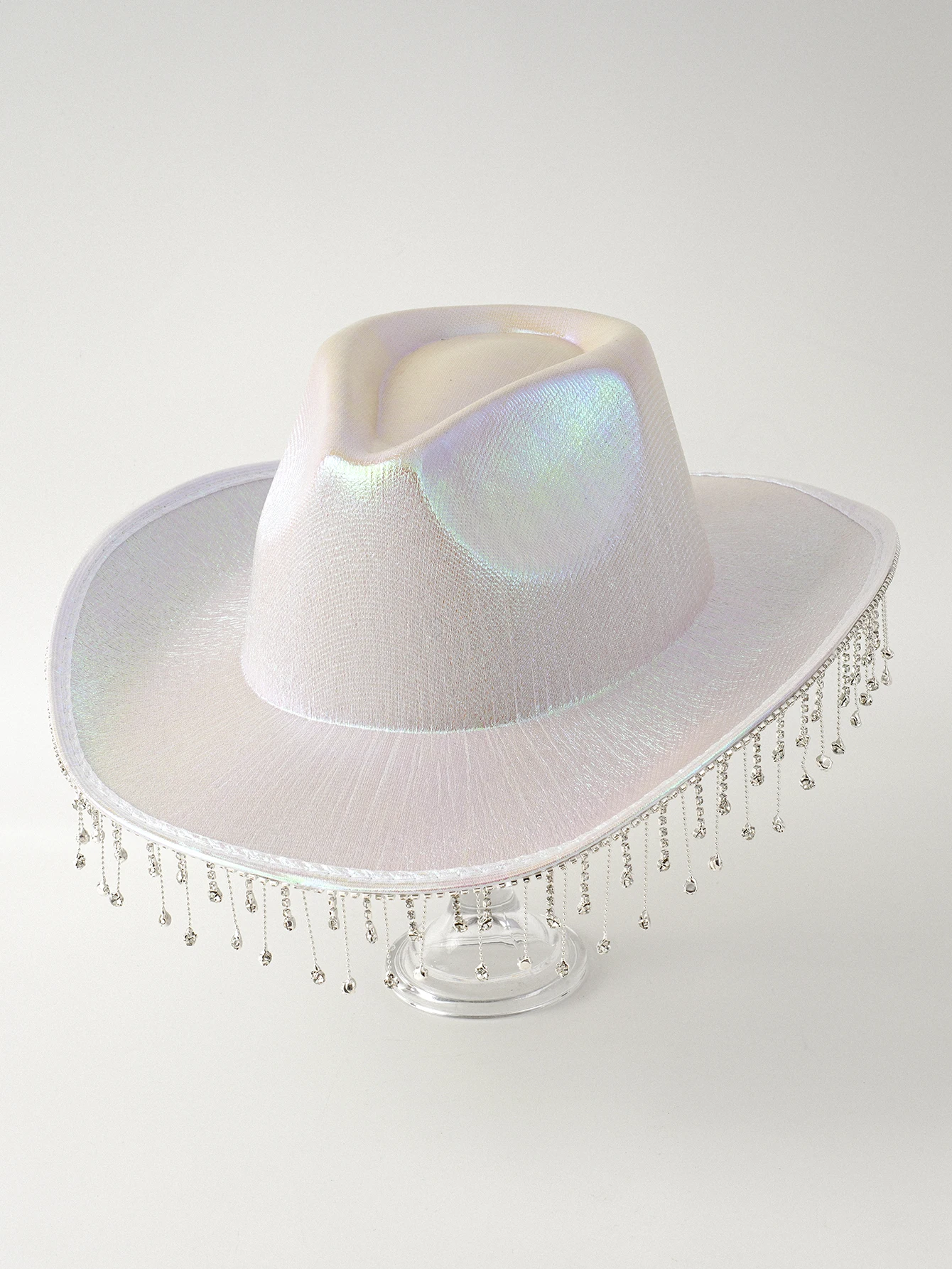 Women Sparkly Metal Rivet Bling Western Cowboy Hat Bachelorette Party Hen Party  Cowgirl Hat Fedora Hats Bridal Shower