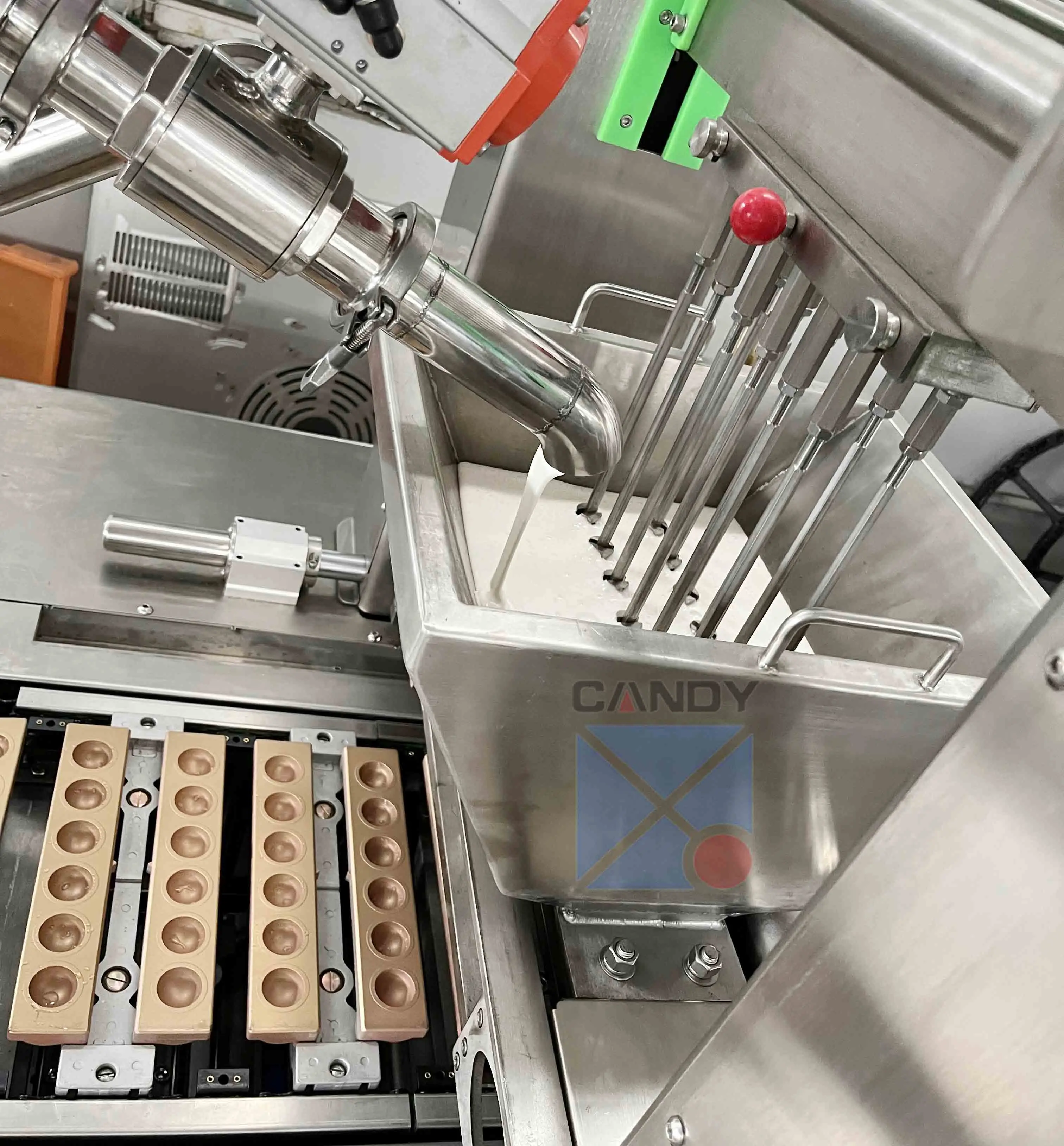 2024 new eyes candy machine advanced 2 colour center filling 3d eyeball jelly gummy candy production line