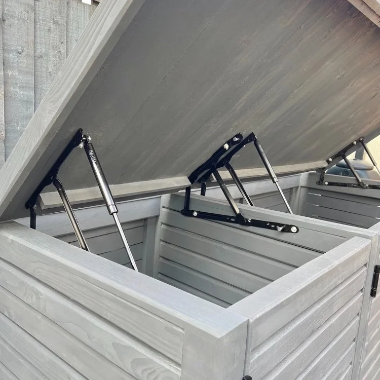 New design garden sets Waterproof Trash Can Cover Bin with Tiered Lid 3er Garbage Bins For Outdoor