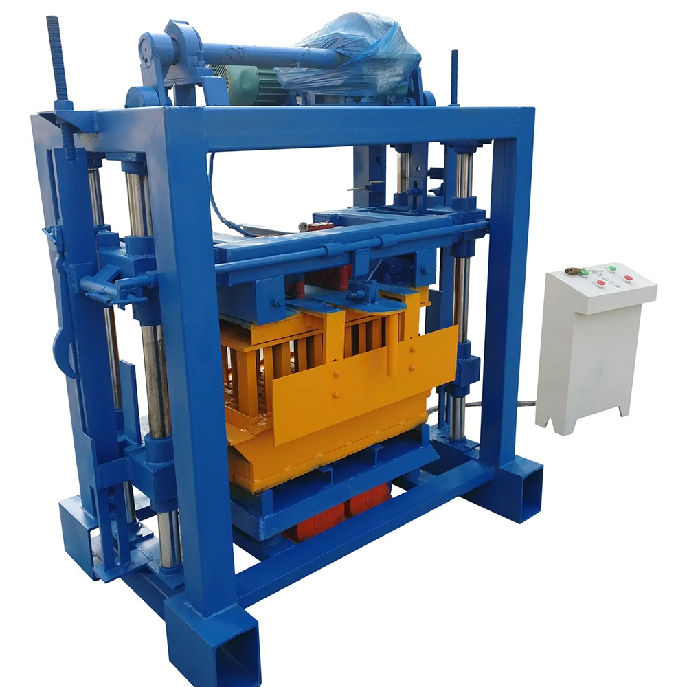 High Strength Manual Press Block Machine Qt40-2 Solid Brick Concrete Block Machine