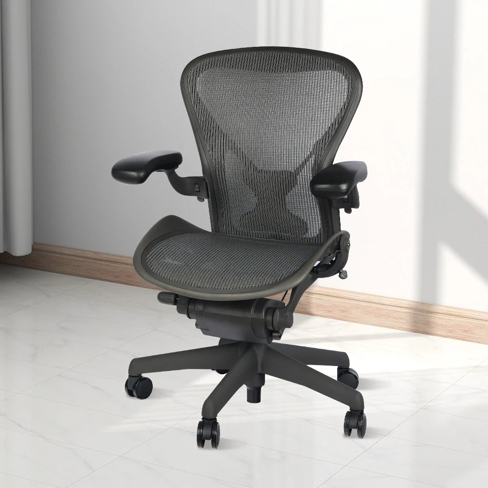 High End Comfortable Mesh Swivel 4D Armrest Adjustable   Ergonomic Office Chair Computer Chair for Office