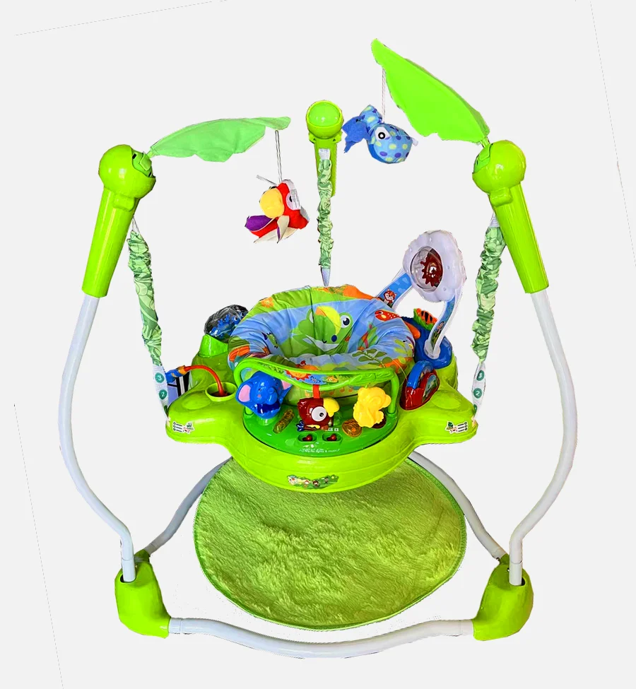 CE baby jumping chair baby walker with pendant Infant Bouncer Seat Baby Jumpers Music Foldable Children Toys