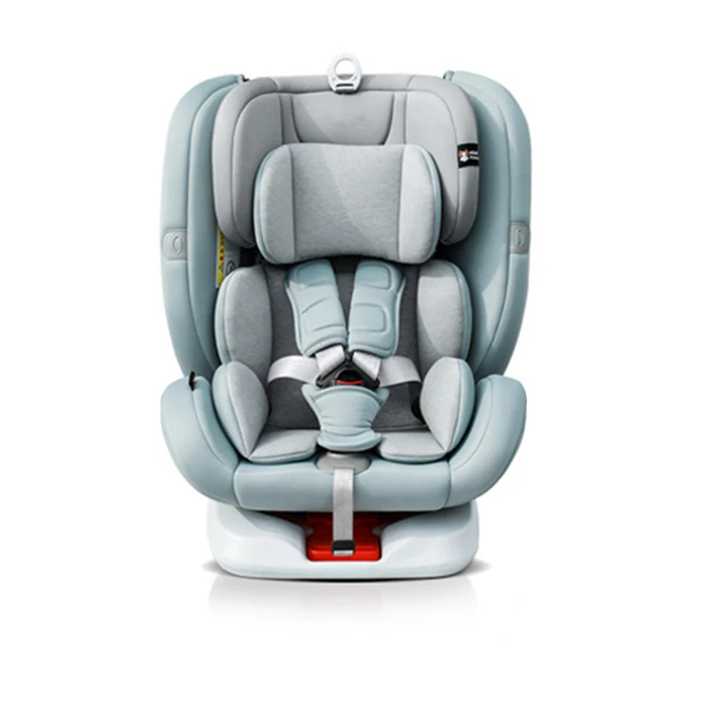 360 degrees rotating steel structure ISO hard interface+latch baby universal two-way safety seat.
