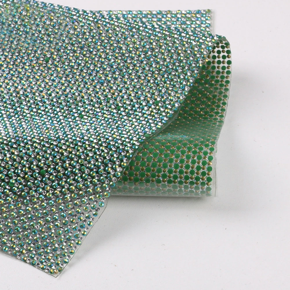 XULIN GTB0202 Hot fix Resin Mesh Sheet Crystal Rhinestone Appliques Wholesale My Rhinestone Transfers Beaded Trim