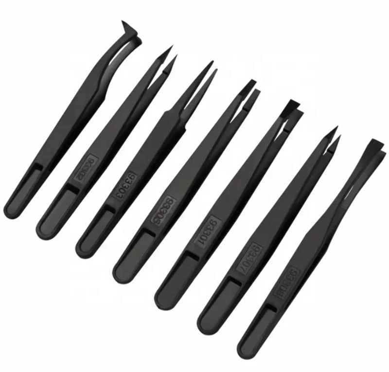 
Customizable Antistatic ESD Plastic Tweezers 