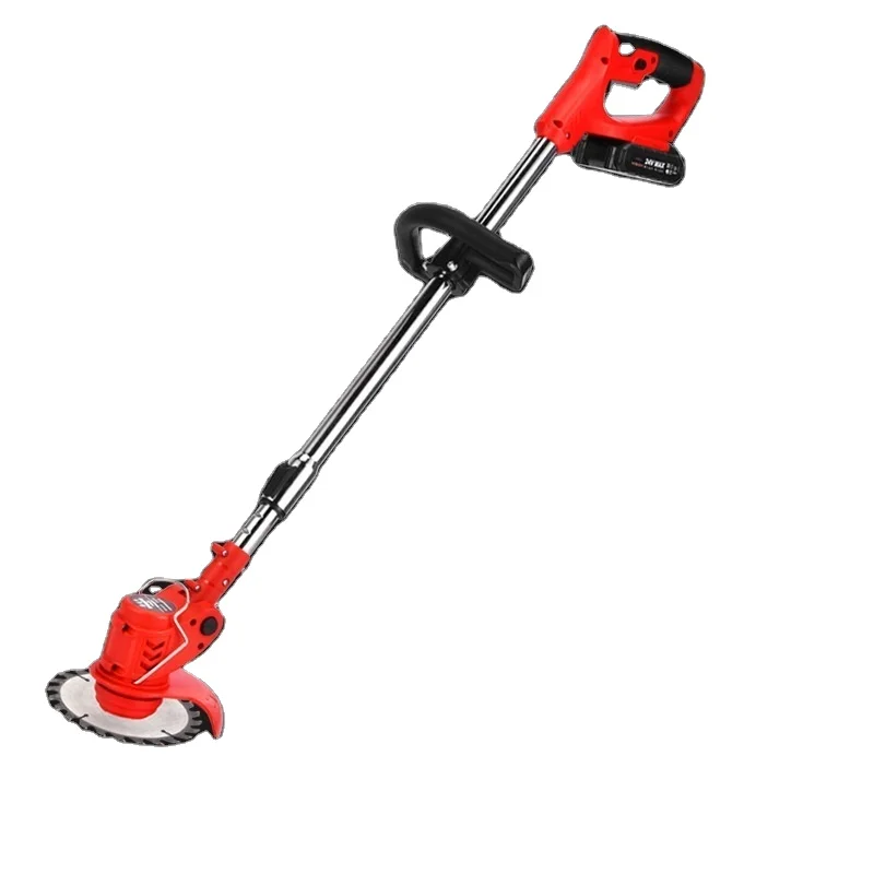 Portable Hand Push Garden Tool rechargeable Powered Cordless Electric Lawn Mower