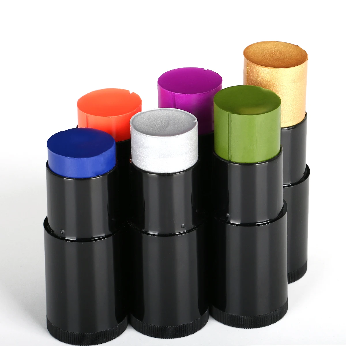 Cruelty-Free White and Black Oil Face Paint Stick for Halloween Party Lady Body Painting Supplies sport face paint