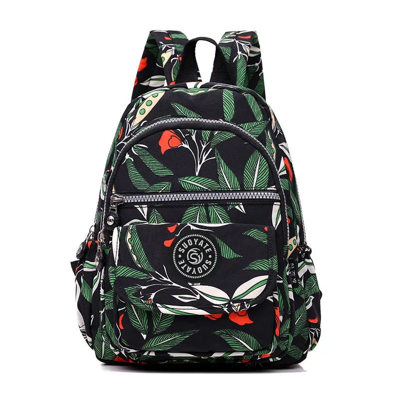 2021 New Minimalistic Nylon Bags Simple Casual Tourism School Shopping High Capacity Bags Backpack