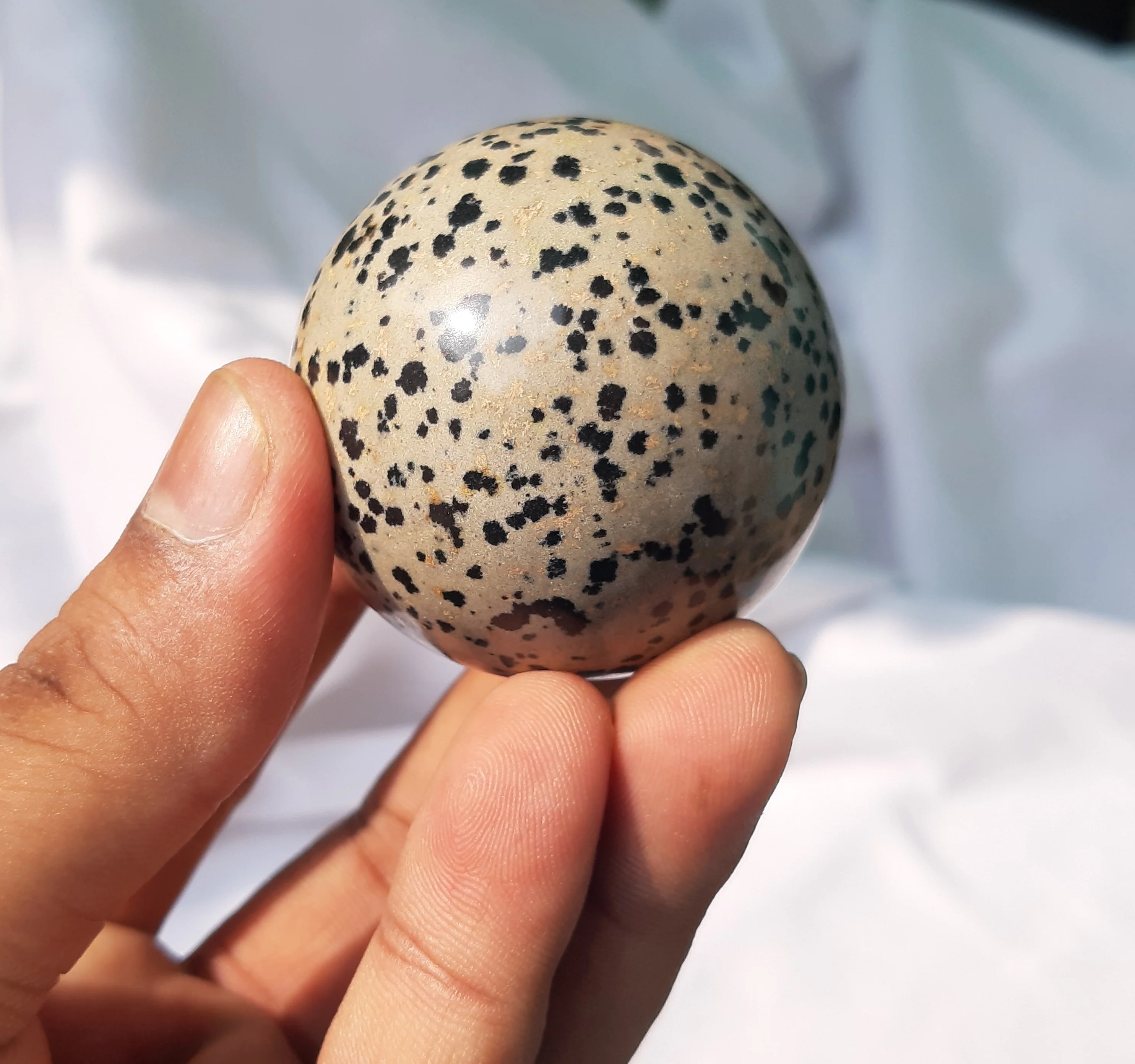 
Wholesale Natural Dalmation Jasper Polished Sphere Stone, Crystal Healing Reiki Energy Ball Sphere Stone for Sale 