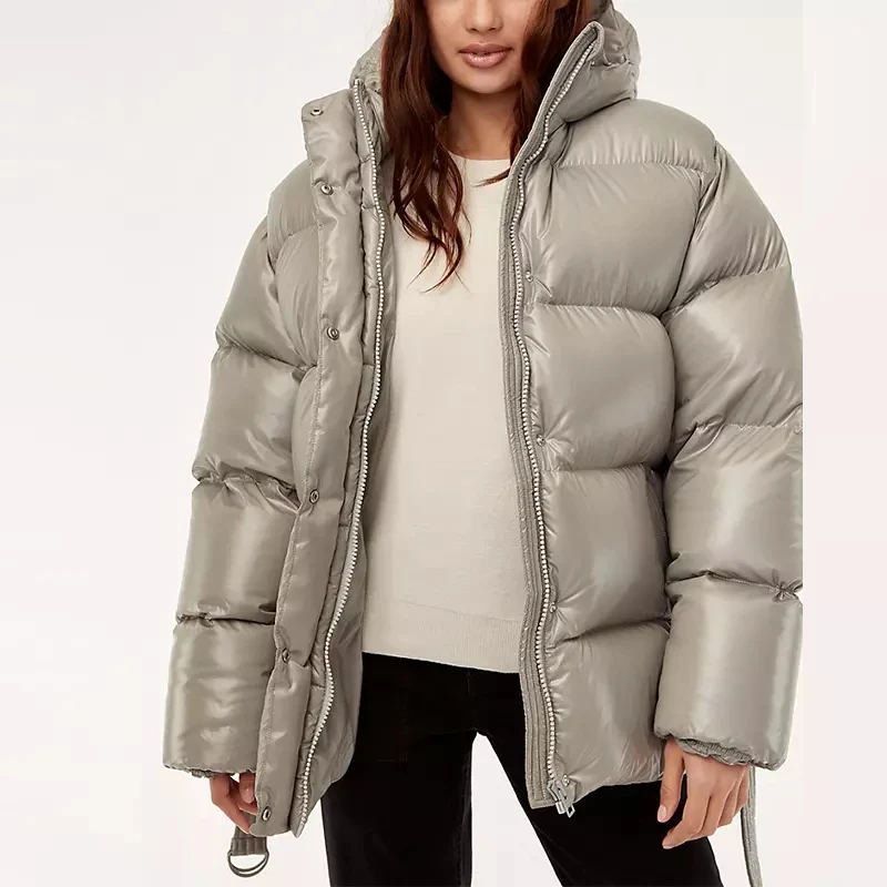 2021 wholesale  high quality women winter coats custom bubble coats down jackets for women