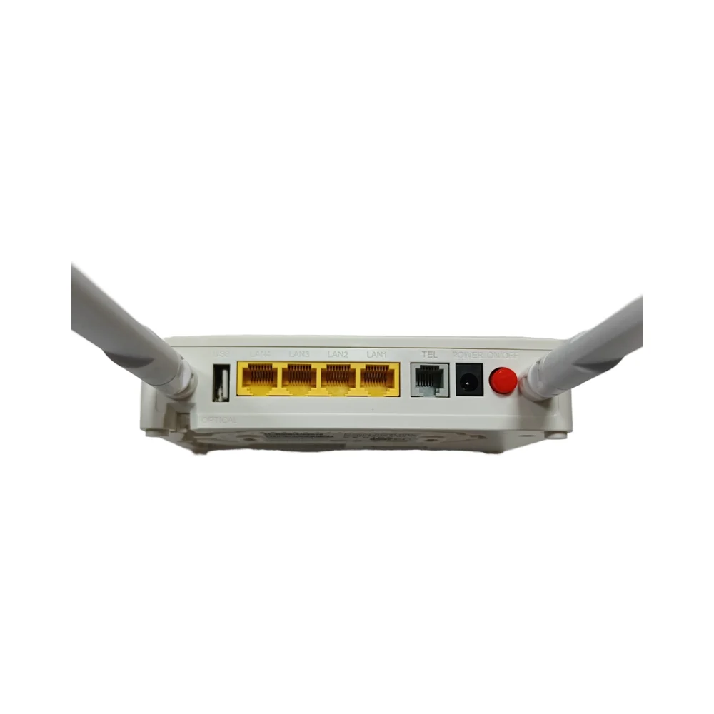 Used Wifi Modem F477V2 With 2 Antennas Epon Onu Fiber Optic F477 V2 English Firmware fiber optic equipment