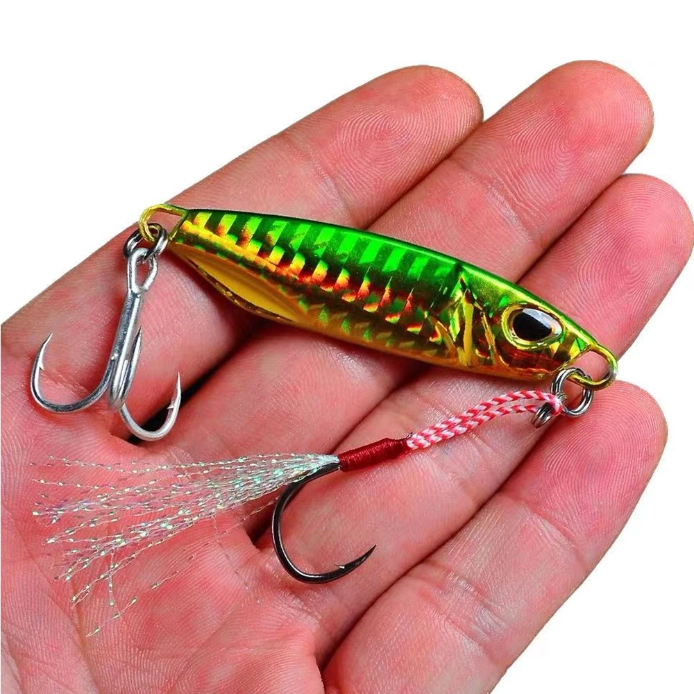 10g~50g Metal Fish Bait Japanese Fishing Jig Jigging Lure Deep Sea Fishing Lures Metal Artificial Baits