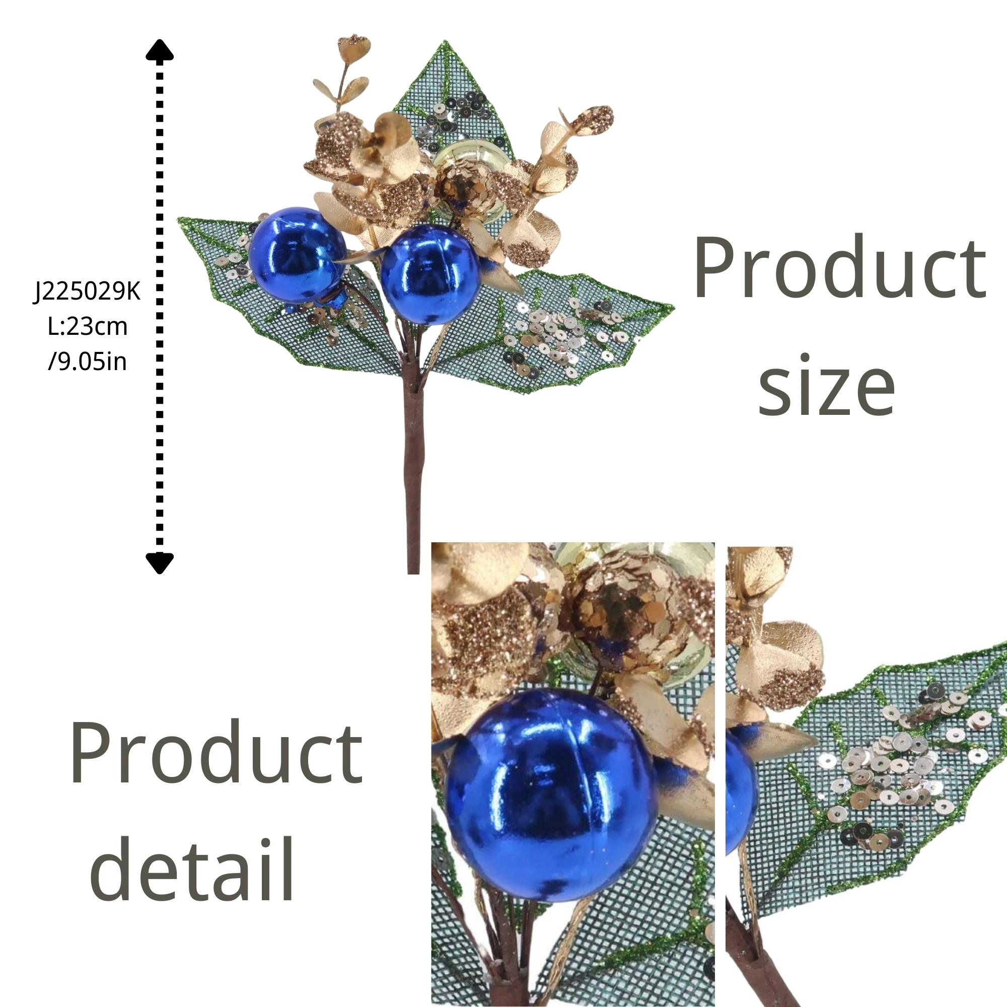 Новогодний декоративный спреи и медиаторы с блестками со смешанными блестящими шариками искусственная упаковка для рождественских украшений