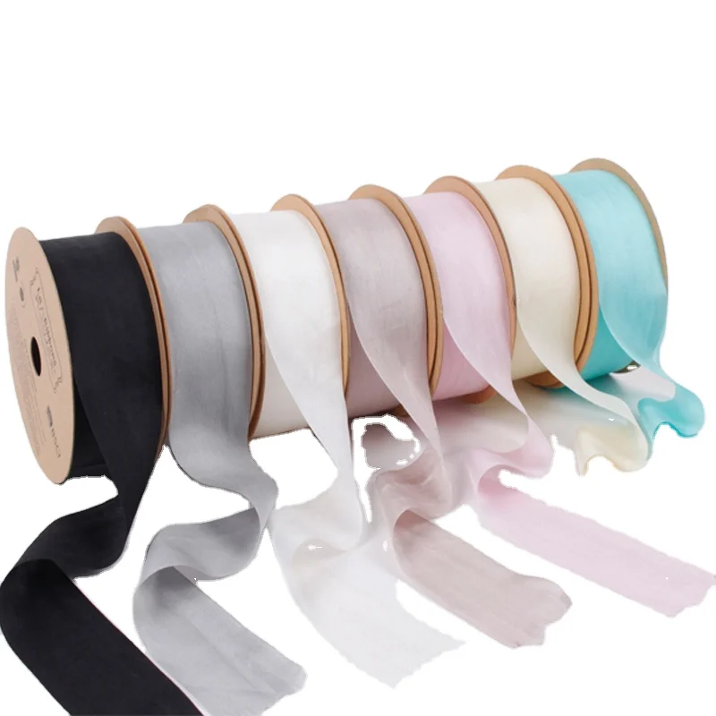 Модная стильная причудливая шелковая пряжа, декоративная лента для вечеринки, шпуля, шелковая лента
