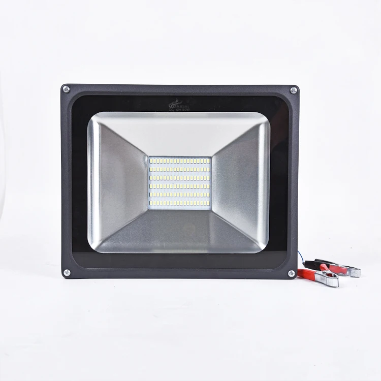 DC Led Floodlight 10w 20w 30w 50w battery Floodlight IP65 Waterproof High bright DC12v Flood light for outdoor garden
