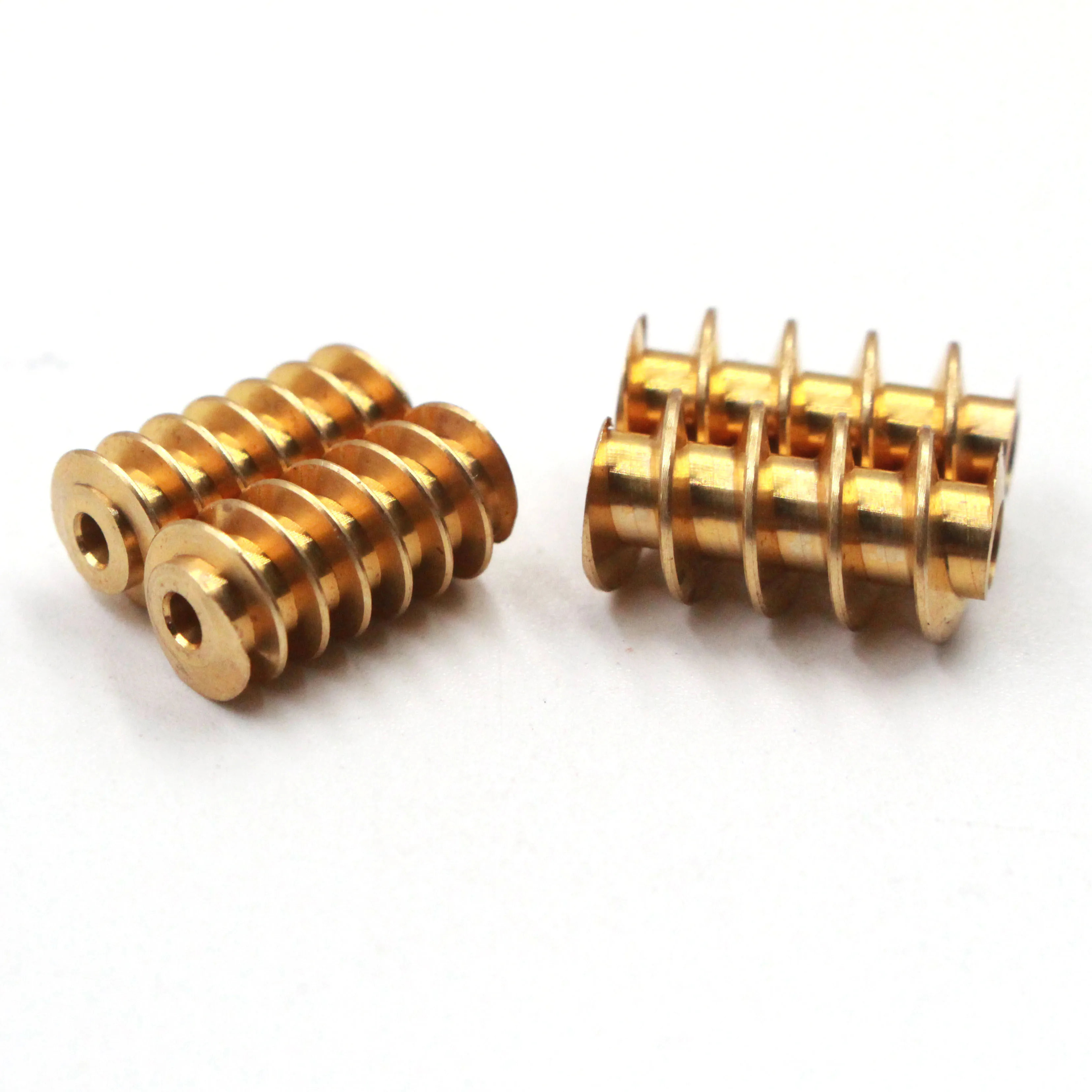Nickel Tin Plated Brass Threaded Inserts copper heat set betel hex round thread knurled brass insert nut