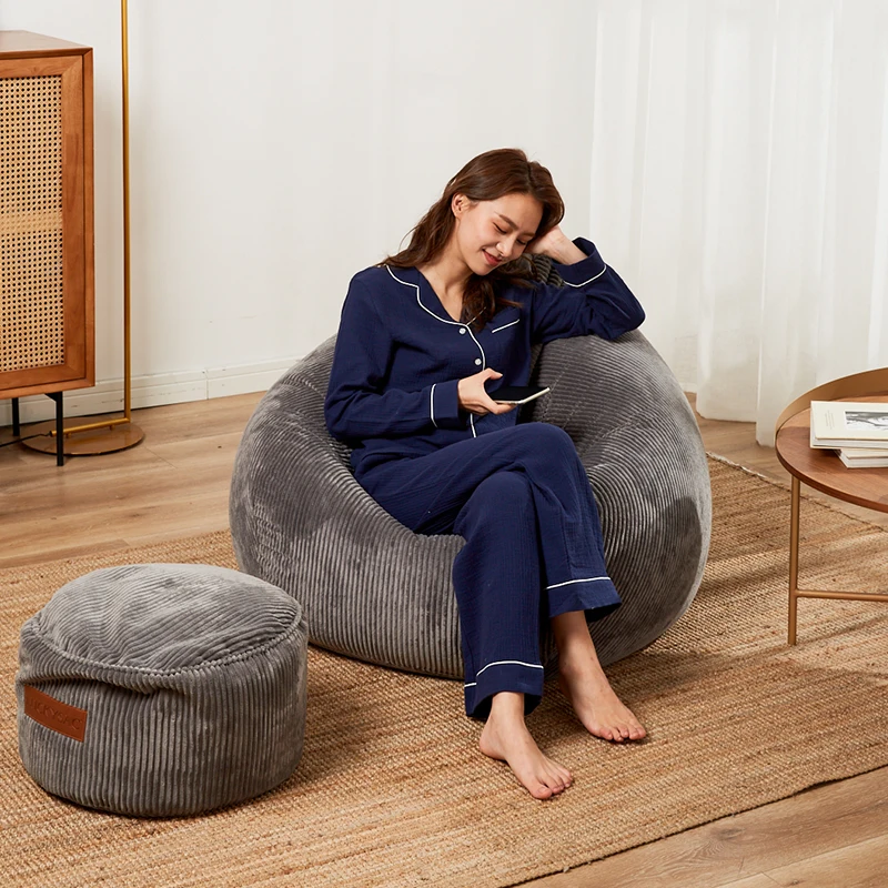 Adults and Children Giant Beanbag Gamer Bean Bag Cover Indoor Bean Bags Big Bean Bag