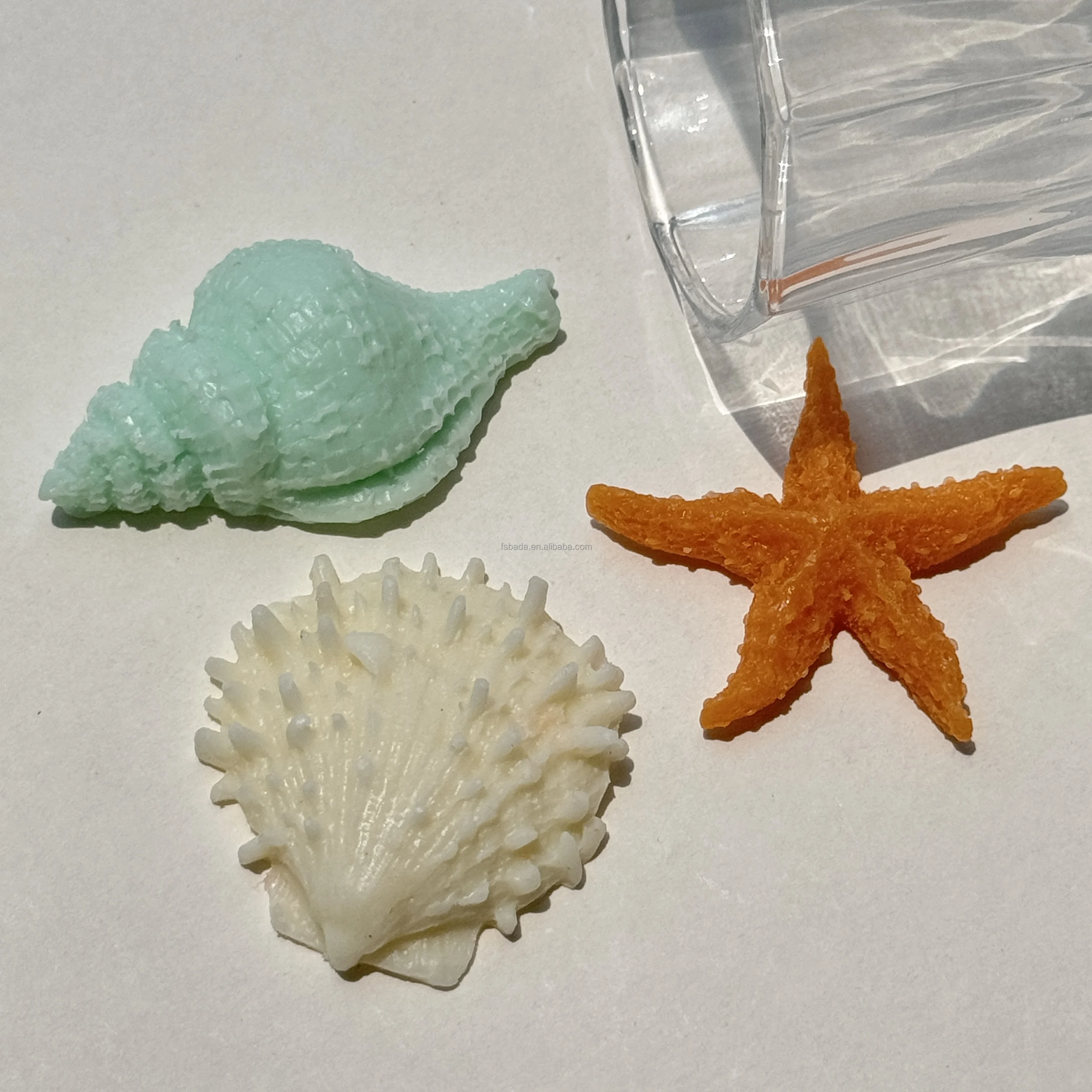 Private Label New Colorful Starfish Sea Shell Conch Essential Oil Shape Gift Soap Handmade Body Soap
