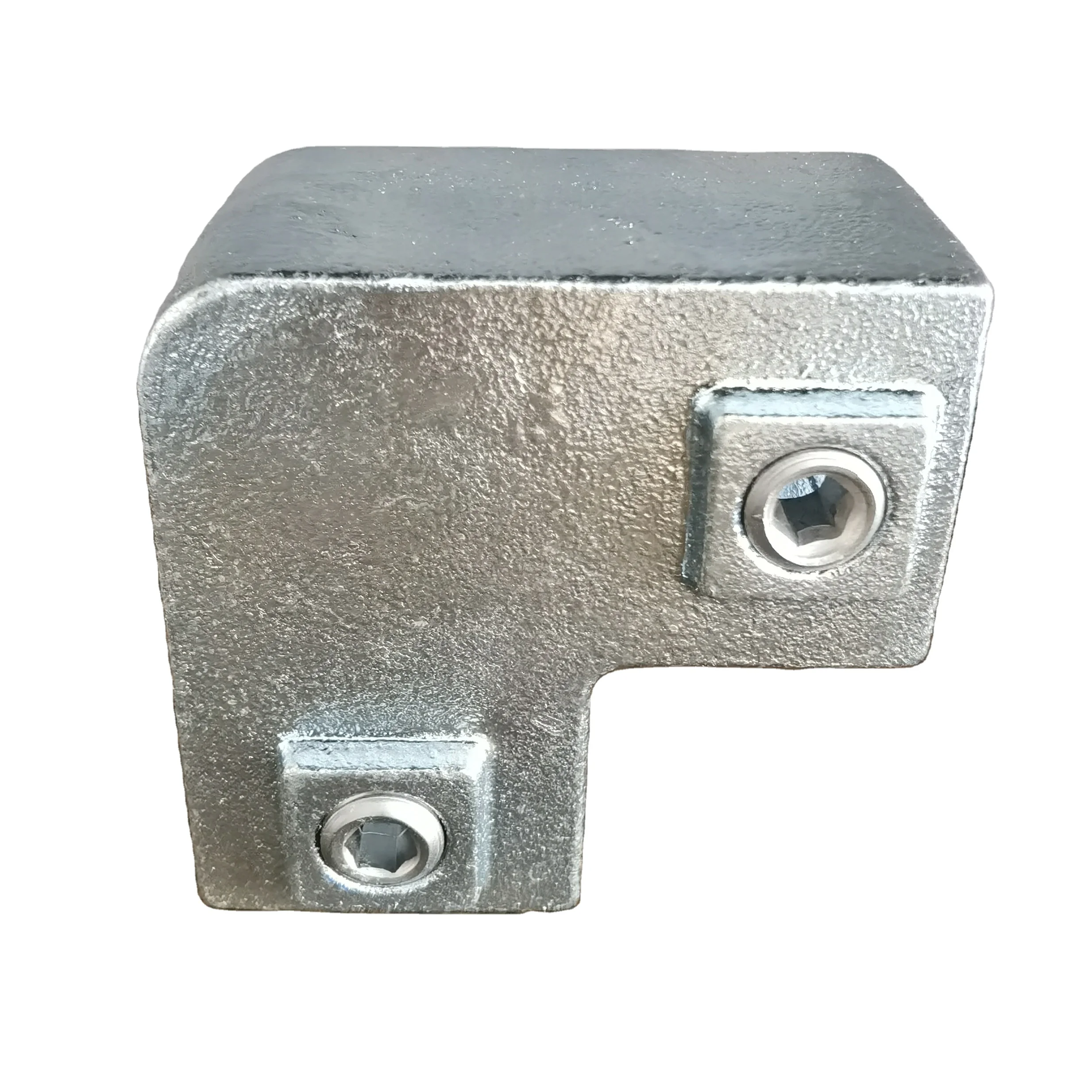 Square Tube Frame cast iron Elbow for key clamp fencing