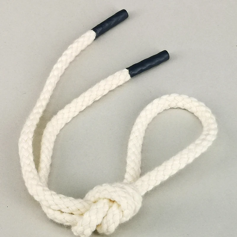 Braided Drawstring Cord Man Garment Lace Fabric Cotton Round Braid Color Nylon Rope