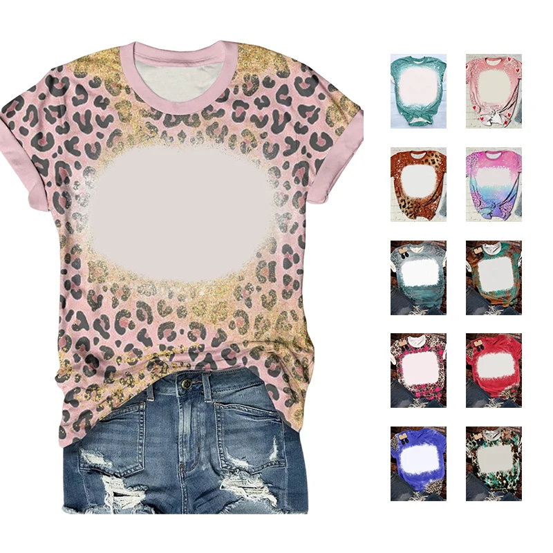 Wholesale Colorized Tie-Dye T-Shirt For Men/Women Sublimation Blank Oversized Casual Daily Wear Tops Tees Customized Design