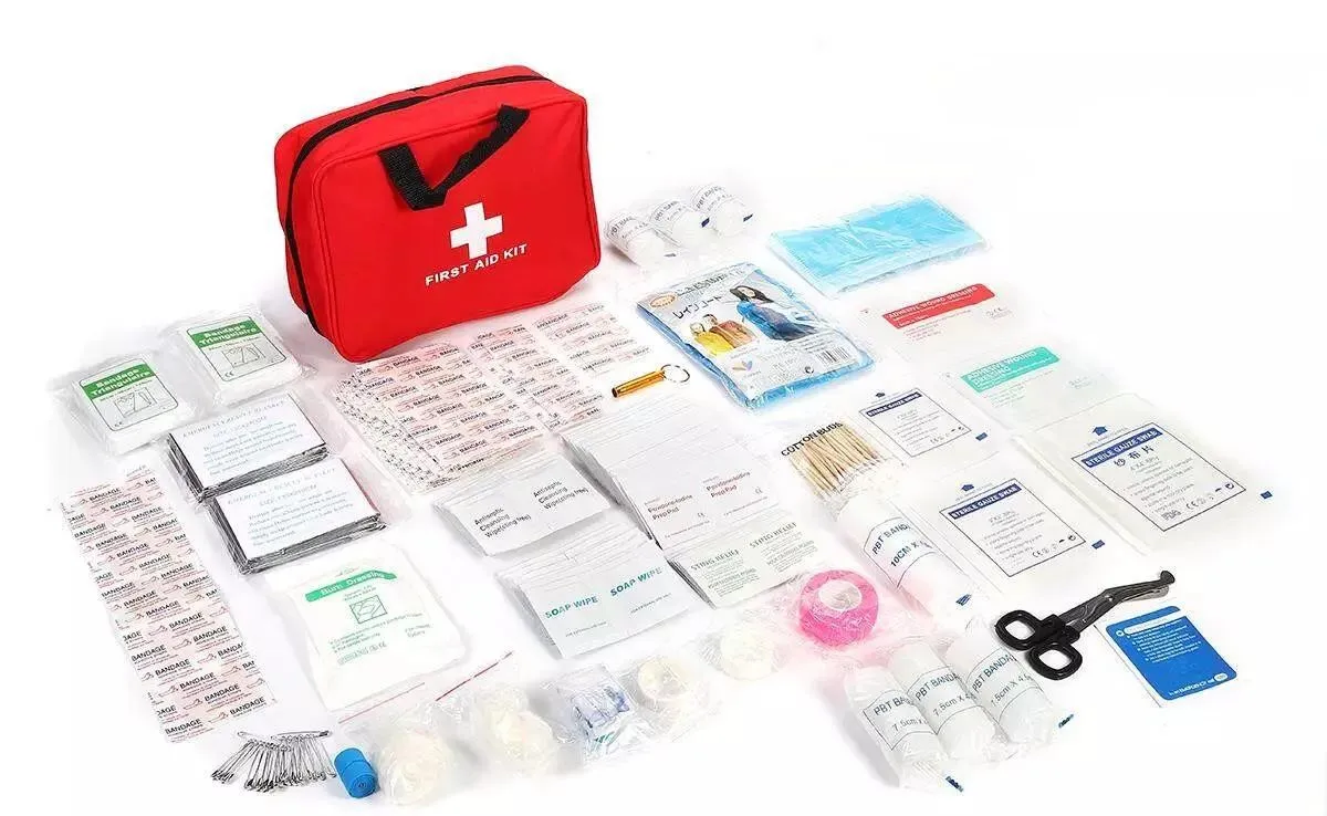 Firstime 280Pcs Survival Gear First Aid Kit SOS l Bag For Home Outdoor Emergency
