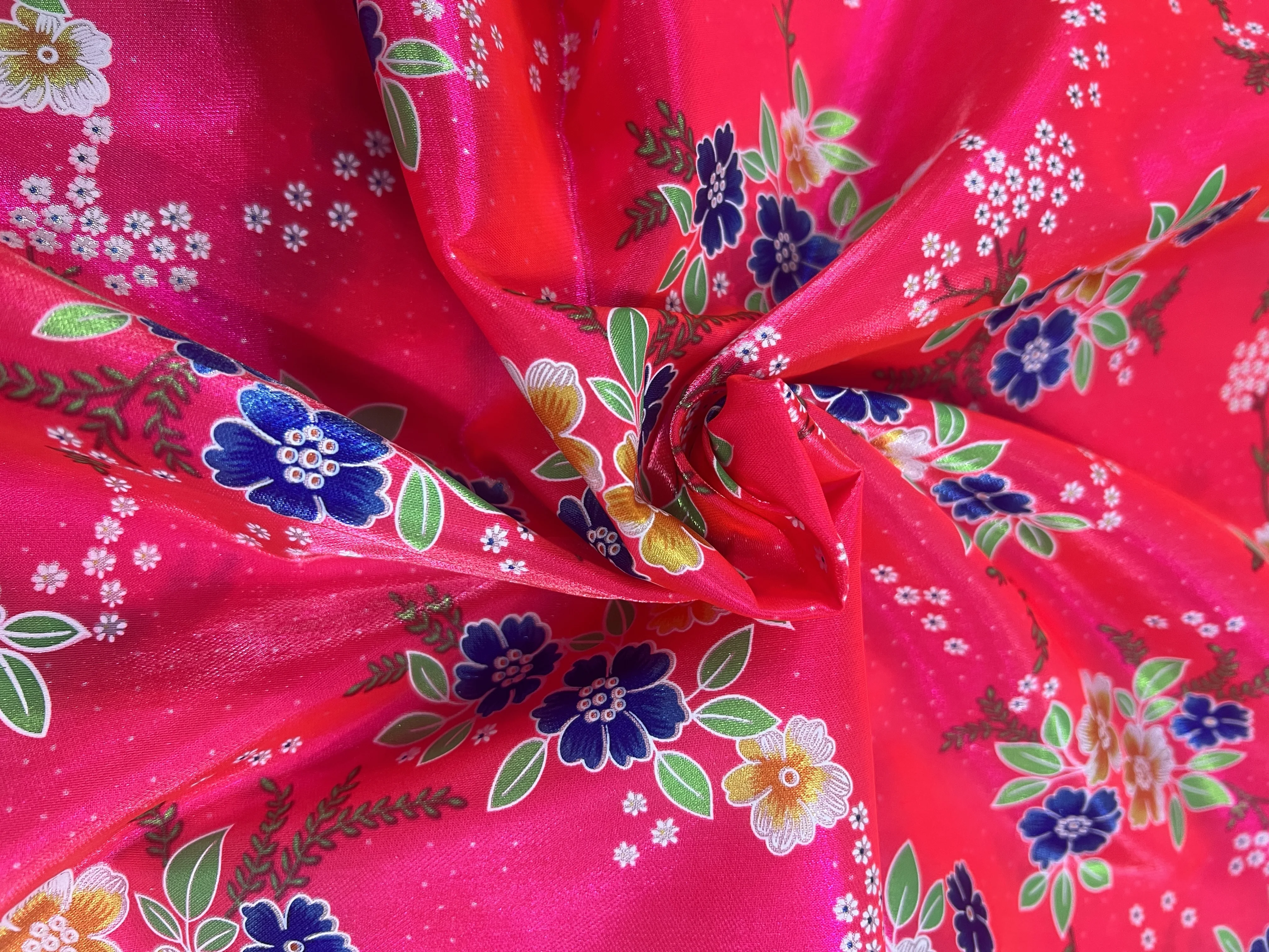 Nylon shinny fabric 100%nylon satin print fabric 114cm 20D nylon