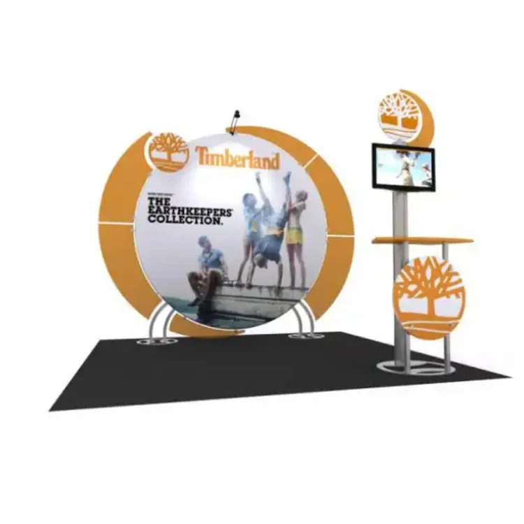 Hot Sale Event Stand Hanger Led 10x10 Exhibition Table Display Tension Fabric Display