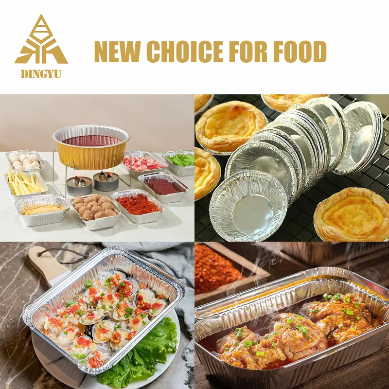 2021 Popular Foil Aluminum large tray factory wholesale price Household Kitchen Chicken Disposable Aluminum Foil Loaf Pan