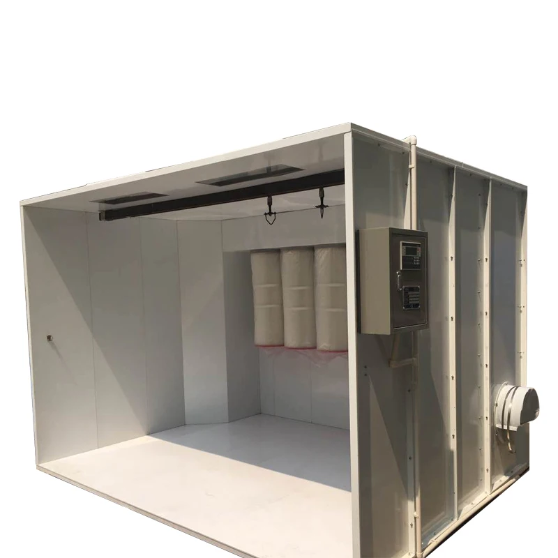 Large Size Work-in KAFAN 3217 Powder Coating Booth Spray Production System With Powder Coating Machine
